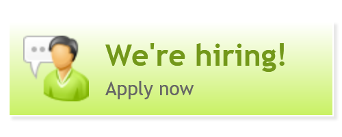 We're hiring!